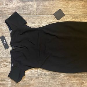 Lulu’s nwt off the shoulder Black dress